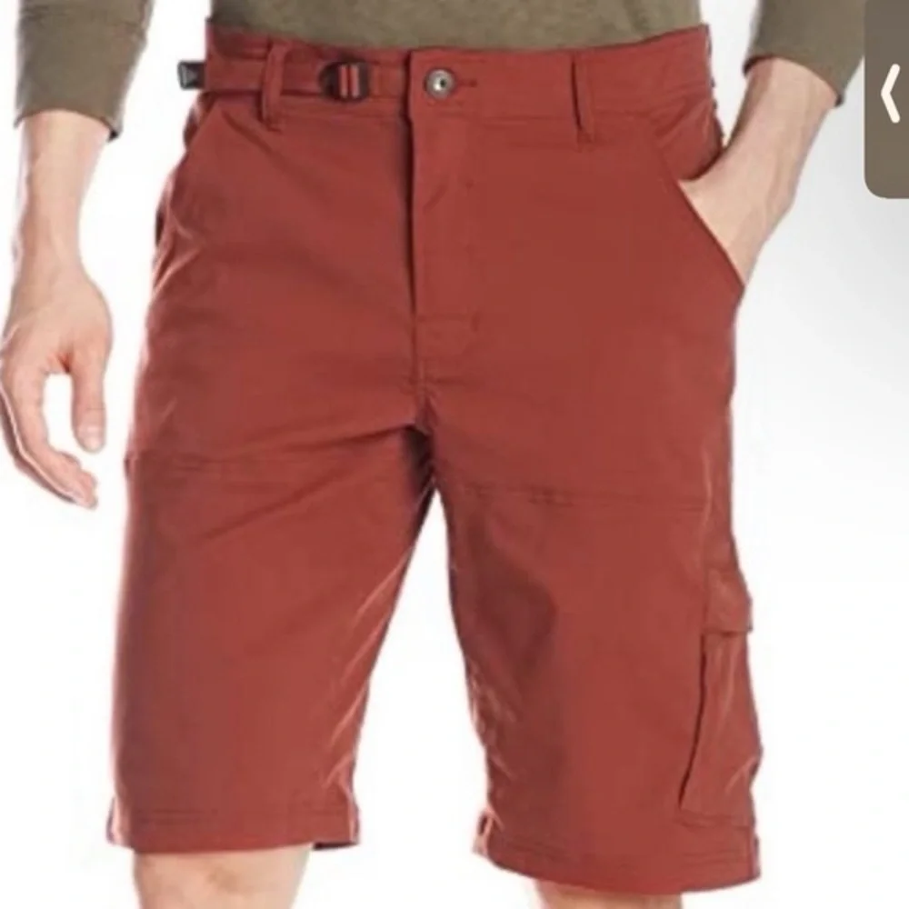 prAna Men's Stretch Zion Short in Maple Orange / Brown Size 30